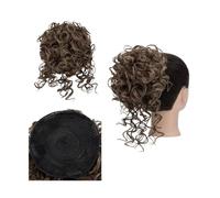 Chignon da donna Estensioni for capelli ricci disordinati Scrunchies Coda di cavallo sintetica con coulisse 90g Onda Chignon grande Pezzi for capelli Updo for donna Estensione del panino(Color:8-26)