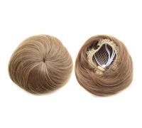 Chignon da donna Extension Chignon for Donna Chignon Chignon con Coulisse Coda di Cavallo Pezzo di Capelli Chignon Updo Clip in Elastici Posticci Capelli Sintetici Lisci Estensione del panino (Color