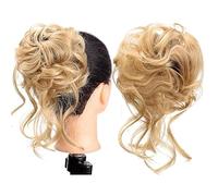 Chignon da donna Parrucchino for chignon disordinato for donna, elastici for chignon disordinati con fascia elastica Ciambella sintetica riccia Chignon a coda di cavallo Parrucchino for uso quotidiano