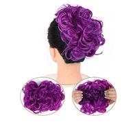 Chignon da donna Pettini Clip nelle estensioni della coda di cavallo for le donne Estensioni dei capelli ricci disordinati Chignon sintetico Updo Parrucchino Chignon Capelli facili da allungare Estens