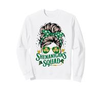 Chignon da Donna Shenanigans Squad San Patrizio Irlandese disordinato Felpa