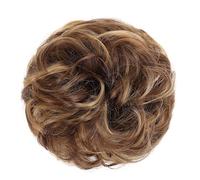 Chignon Disordinato Estensioni Dei Pezzi Di Capelli Chignon Disordinato, Parrucchino Chignon Sintetico Onda Riccia Con Elastico, Elastico Per Chignon A Ciambella Per Donne Ragazze Chignon Veri Ca