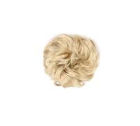 Chignon disordinato Parrucca Chignon Per Le Donne Marrone E Biondo Sintetico Ondulato Capelli Ricci Coda di Cavallo Estensioni Della Parrucca 14