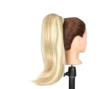 Chignon Estensioni dei capelli a coda di cavallo dritte sintetiche da 18 pollici Parrucca Bun Wrap Clip for barrette a coda di cavallo for accessori for capelli da donna Pezzo di chignon(P1B/27)