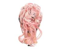 Chignon, Fasce for capelli soffici e anti-arricciamento for uno styling raccolto senza sforzo,per l'uso quotidiano(Pink)
