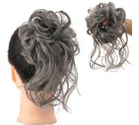 Chignon, Fasce for capelli soffici e anti-arricciamento for uno styling raccolto senza sforzo,per l'uso quotidiano(Gray)