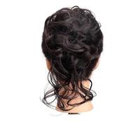 Chignon, Fasce for capelli soffici e anti-arricciamento for uno styling raccolto senza sforzo,per l'uso quotidiano(Dark red)