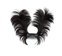 Chignon Finto 1 pezzo disordinato fermaglio for capelli chignon facile da usare clip for artiglio parrucchino acconciature versatili parrucca soffice for capelli sottili o spessi(Black)