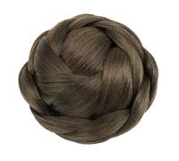 Chignon Finto 1 pz capelli sintetici chignon copertura del panino parrucca bionda panino updo capelli ciambella dropship fornitori pezzi di capelli(Mix Brown)
