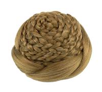 Chignon Finto 1 Pz Capelli Sintetici Intrecciati Chignon Ballerino Copertura Dei Capelli Ciambella Posticci Scrunchies Panino Parrucca Updo for Le Donne Festa di Nozze(Mix Copper)