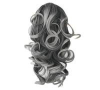 Chignon Finto 1 pz coda di cavallo ricci capelli sintetici biondi ombre clip nelle estensioni dei capelli piccola coda di cavallo capelli su clip chignon(4/27HL)