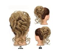 Chignon finto Chignon in capelli sintetici, extension for ricci e soffici, con coda di cavallo elastico Donne(16)