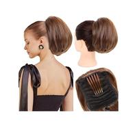 Chignon finto Chignon sintetico con coulisse elastica, coda di cavallo corta, pettine, extension clip Donne(8-12)