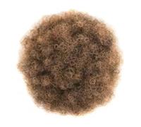 Chignon finto Extension for capelli afro con chignon gonfio, riccio e coulisse, clip, for sintetici Donne(1B)