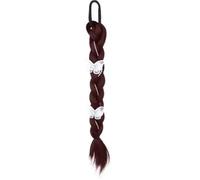 Chignon Finto, Parrucchino, 1 pz Coda di cavallo Trecce sintetiche Estensione coda di cavallo for donne Elastico for capelli Estensione coda di cavallo con accessori for capelli a farfalla Posticci fo