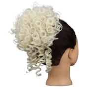 Chignon for capelli ricci spettinati, extension con coulisse sintetica, coda di cavallo, 90 g, chignon grande, pezzi for capelli da donna(I)