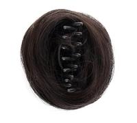 Chignon, Mini fermaglio a forma di orecchio di gatto for chignon spettinato, accessorio for parrucca in capelli sintetici Donna(Brown)