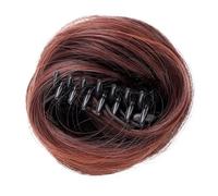 Chignon, Mini fermaglio a forma di orecchio di gatto for chignon spettinato, accessorio for parrucca in capelli sintetici,per l'uso quotidiano(Light red)