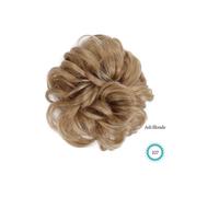 Chignon, Parrucca con coda di cavallo spettinata - Parrucca voluminosa e riccia con chignon elastico Parrucche(Ash Blonde)