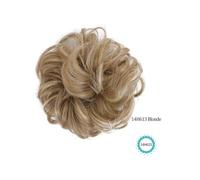 Chignon, Parrucca con coda di cavallo spettinata - Parrucca voluminosa e riccia con chignon elastico Parrucche(Blonde)