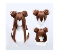 Chignon, Parrucca corta con chignon riccio da donna in 22 colori, forcina spettinata Parrucche(Rose red)