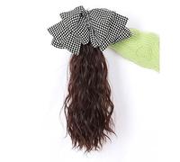 Chignon Parrucca da donna Coda di cavallo Accessori for capelli con fiocco Clip for artiglio Parrucca for capelli con ondulazione dell'acqua Coda di cavallo Parrucca sintetica Panino sintetico Pezzo d
