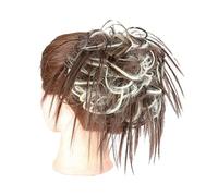 Chignon Parrucca da donna multicolore naturale soffice e squisita moda strumento for il trucco parrucca treccia coda di cavallo finta ad alta temperatura for la casa Pezzi di chignon per donna(Color:G
