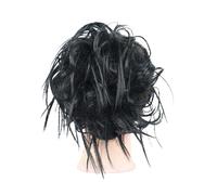 Chignon Parrucca da donna multicolore naturale soffice e squisita moda strumento for il trucco parrucca treccia coda di cavallo finta ad alta temperatura for la casa Pezzi di chignon per donna(Color:A