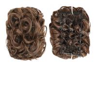 Chignon Parrucca sintetica for chignon disordinato, pezzi di capelli, chignon ricci ondulati, coda di cavallo, estensioni for capelli, chignon, pettine for capelli, parrucca for chignon da donna Pezzo