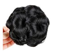 Chignon per Capelli 1 confezione da donna sintetica ricci bun coda di cavallo ciambella artiglio clip parrucca estensioni dei capelli nero marrone for le donne uso quotidiano Chignon per Capelli (Col