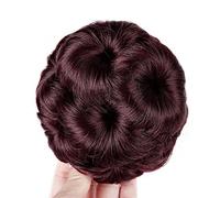 Chignon per Capelli 1 confezione da donna sintetica ricci bun coda di cavallo ciambella artiglio clip parrucca estensioni dei capelli nero marrone for le donne uso quotidiano Chignon per Capelli (Col