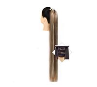 Chignon per Capelli 1 confezione di clip for capelli con coulisse lunga e dritta, estensione for coda di cavallo, parrucca sintetica, estensioni for capelli, panino for l'uso quotidiano Chignon per Ca