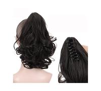 Chignon per Capelli 1 confezione di estensioni sintetiche a coda cavallo ondulata con clip for artigli in fibra resistente al calore for capelli da donna