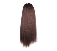 Chignon per Capelli 1 confezione di estensori for coda di cavallo ricci lunghi e dritti sintetici con coulisse for capelli a forcina for parrucche da donna nera Chignon per Capelli (Color : 07, Size