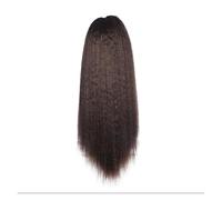 Chignon per Capelli 1 confezione di estensori for coda di cavallo ricci lunghi e dritti sintetici con coulisse for capelli a forcina for parrucche da donna nera Chignon per Capelli (Color : 04, Size