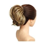 Chignon per Capelli 1 confezione di pezzi di chignon disordinati estensioni dei capelli coda di cavallo ciambella sintetica panino con elastico elastico for capelli for le donne Chignon per Capelli (