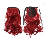 Chignon per Capelli 1-Pack Estensioni Dei Capelli Corti Ondulati Coda Di Cavallo Mollette Sintetiche Con Coulisse for Capelli Ricci Allungamento Chignon for Le Donne Uso Quotidiano Chignon per Capelli