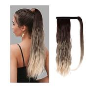 Chignon per Capelli 16 pollici Onda Lunga Coda di Cavallo Allungamento Sintetico Riccio Coda di Cavallo Estensione Dei Capelli Parrucca Bun Parrucca Capelli Chignon for Le Donne Tutti I Giorni Chignon