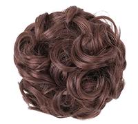 Chignon per Capelli 1pc Disordinato Bun Fetta di Capelli Sintetici Capelli Ricci Chignon Coda di Cavallo Estensioni Dei Capelli Elastico Bungee Legami Dei Capelli for L'uso Quotidiano Chignon per Cape
