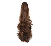 Chignon per Capelli 20 pollici signore alla moda lunghi capelli ricci grande onda parrucca sintetica artiglio clip stile coda di cavallo estensioni dei capelli chignon Chignon per Capelli (Color : 15
