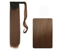 Chignon per Capelli 22-32 pollici sintetico lungo rettilineo coda di cavallo fascia coda di cavallo parrucca avvolgere clip di capelli estensioni coda di cavallo panino for le donne Chignon per Capell