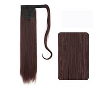 Chignon per Capelli 22-32 pollici sintetico lungo rettilineo coda di cavallo fascia coda di cavallo parrucca avvolgere clip di capelli estensioni coda di cavallo panino for le donne Chignon per Capell