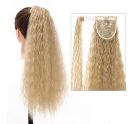 Chignon per Capelli 22 "lungo ricci coda di cavallo estensione Hairband clip di capelli sintetica Puffy coda di cavallo estensione dei capelli avvolto Bun parrucca delle donne Chignon per Capelli (Co