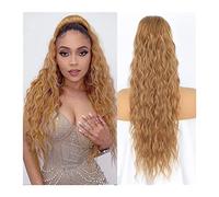 Chignon per Capelli 26 "coda di cavallo sintetica ondulata lunga prolunga con coulisse clip di capelli a strati coda di cavallo panino for l'uso quotidiano delle donne Chignon per Capelli (Color : Li