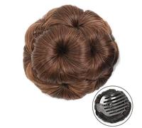 Chignon per capelli Clip di estensione della coda di cavallo chignon di capelli sintetici nella crocchia di capelli for le donne Estensione chignon intrecciata Capelli Updo parrucchino for la festa nu