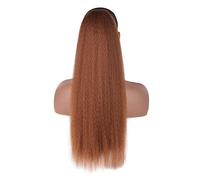 Chignon per Capelli Coda di cavallo Capelli sintetici arricciati Pezzi Capelli africani Coda di cavallo Soffice coda di cavallo Cavo di prolunga for parrucca da donna nera Chignon per Capelli (Color