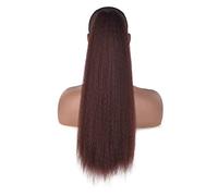Chignon per Capelli Coda di cavallo Capelli sintetici arricciati Pezzi Capelli africani Coda di cavallo Soffice coda di cavallo Cavo di prolunga for parrucca da donna nera Chignon per Capelli (Color