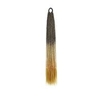 Chignon per Capelli Coda di cavallo intrecciata da 24 pollici Estensioni treccia multicolore Estensioni capelli intrecciati arcobaleno Parrucche sintetiche con elastici Chignon per Capelli (Color : #