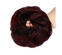 Chignon per Capelli Confezione da 1 fascia sintetica for chignon disordinato, fasce for chignon a pelo lungo con elastico in gomma, parrucca ondulata riccia for capelli Chignon per Capelli (Color : P