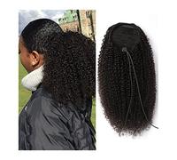 Chignon Per Capelli da Donna 10-28 pollici coulisse coda di cavallo capelli veri mongolo nero ricci coda di cavallo estensione dei capelli forcina coda di cavallo parrucca capelli panino Pezzo di Cape